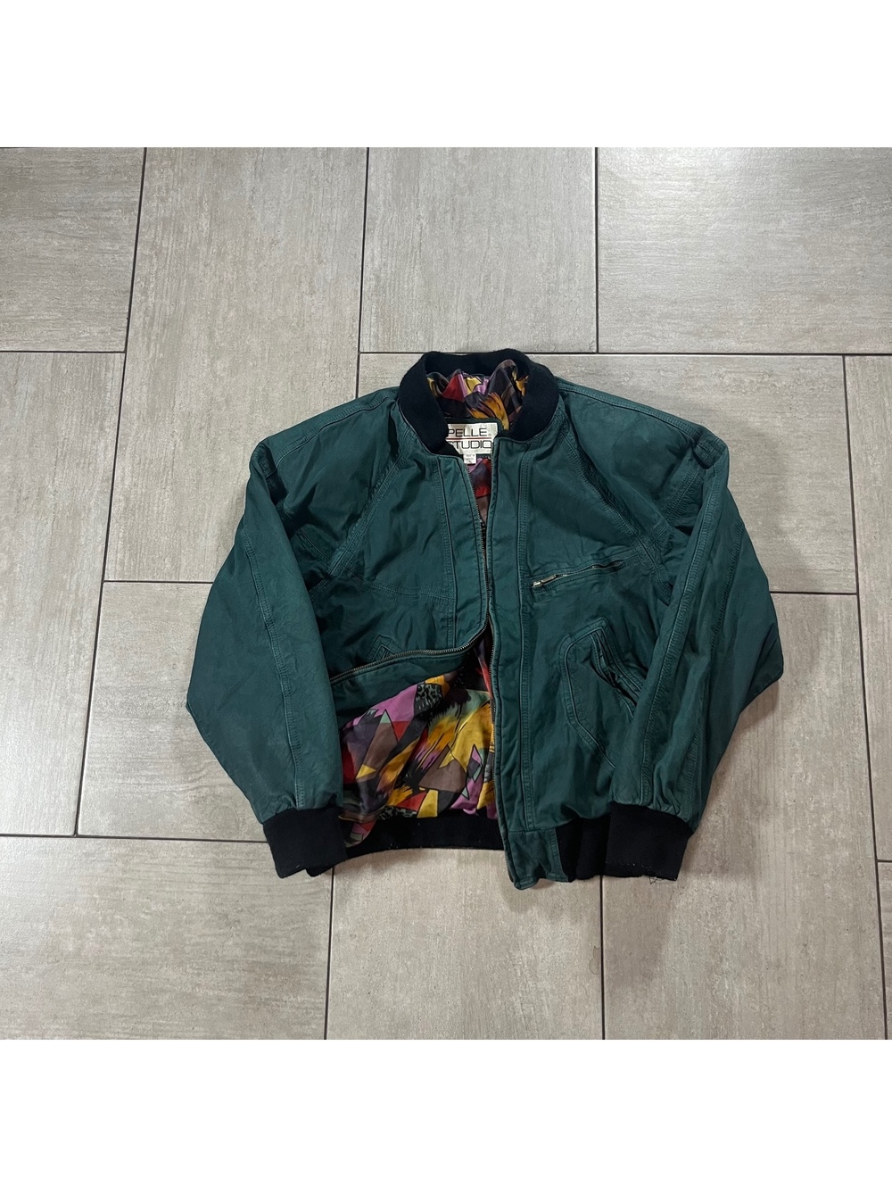 Vintage Pelle Studio Bomber Jacket Small